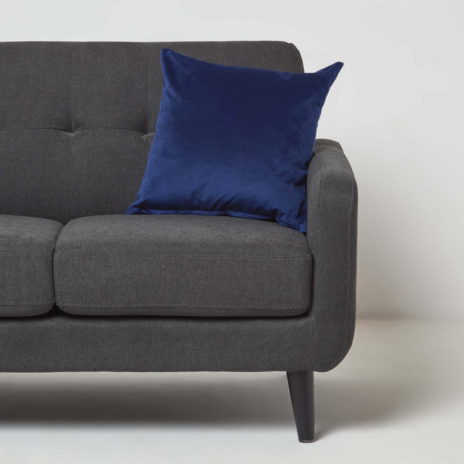 Velvet Cushion With Microfibre Insert | 45cm x 45cm | Navy Blue