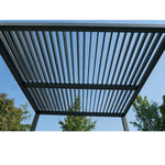 3m X 3m Aluminium Pergola With Manual Louvre Roofing
