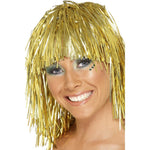 Cyber Tinsel Wig | Gold