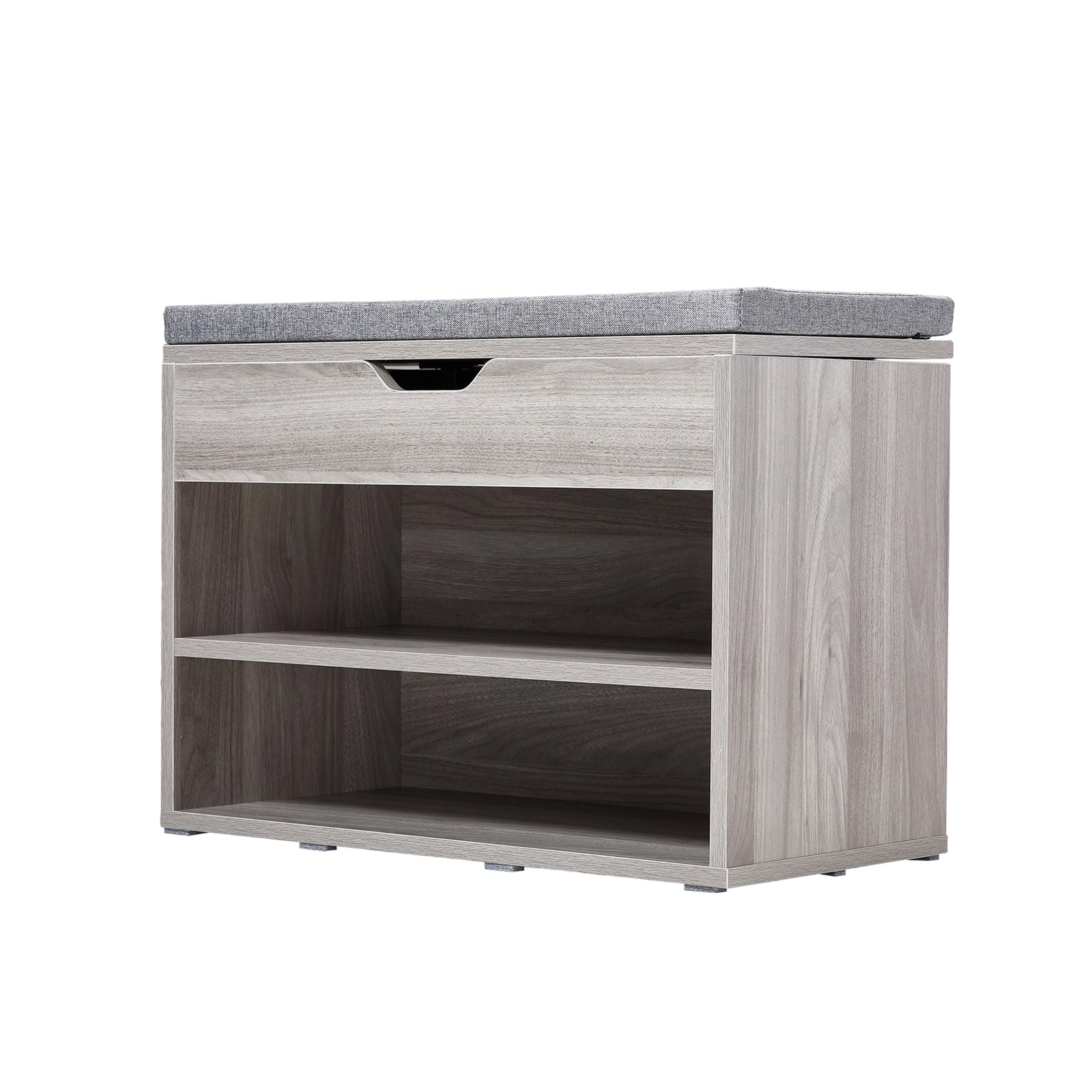 Breeins 3-tier Shoe Storage Bench With Cushioned Seat & Anti-tip Kit