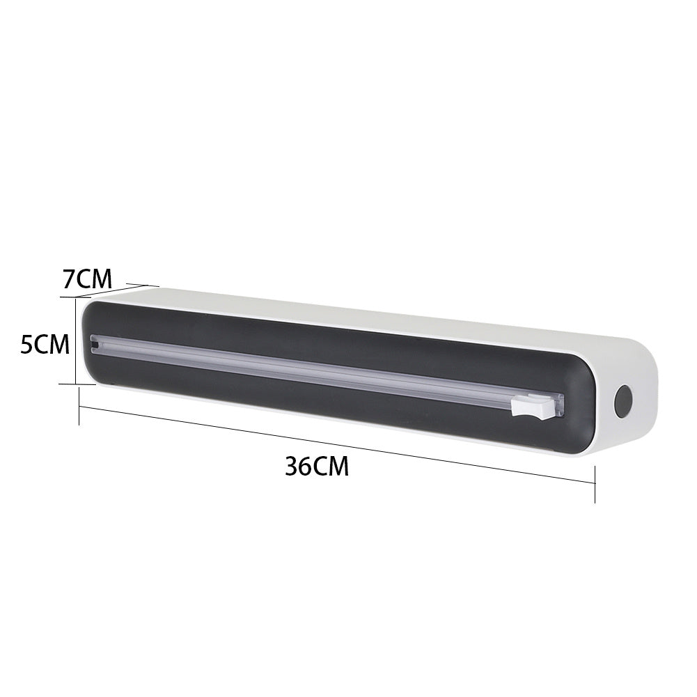 Plastic Wrap Dispenser With Cutter, Household Suction Cup Cutter