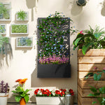 Metal Garden Bed With Trellis, Privacy Panel