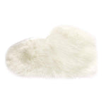 Heart Shaped Super Soft Shaggy Area Rug | White