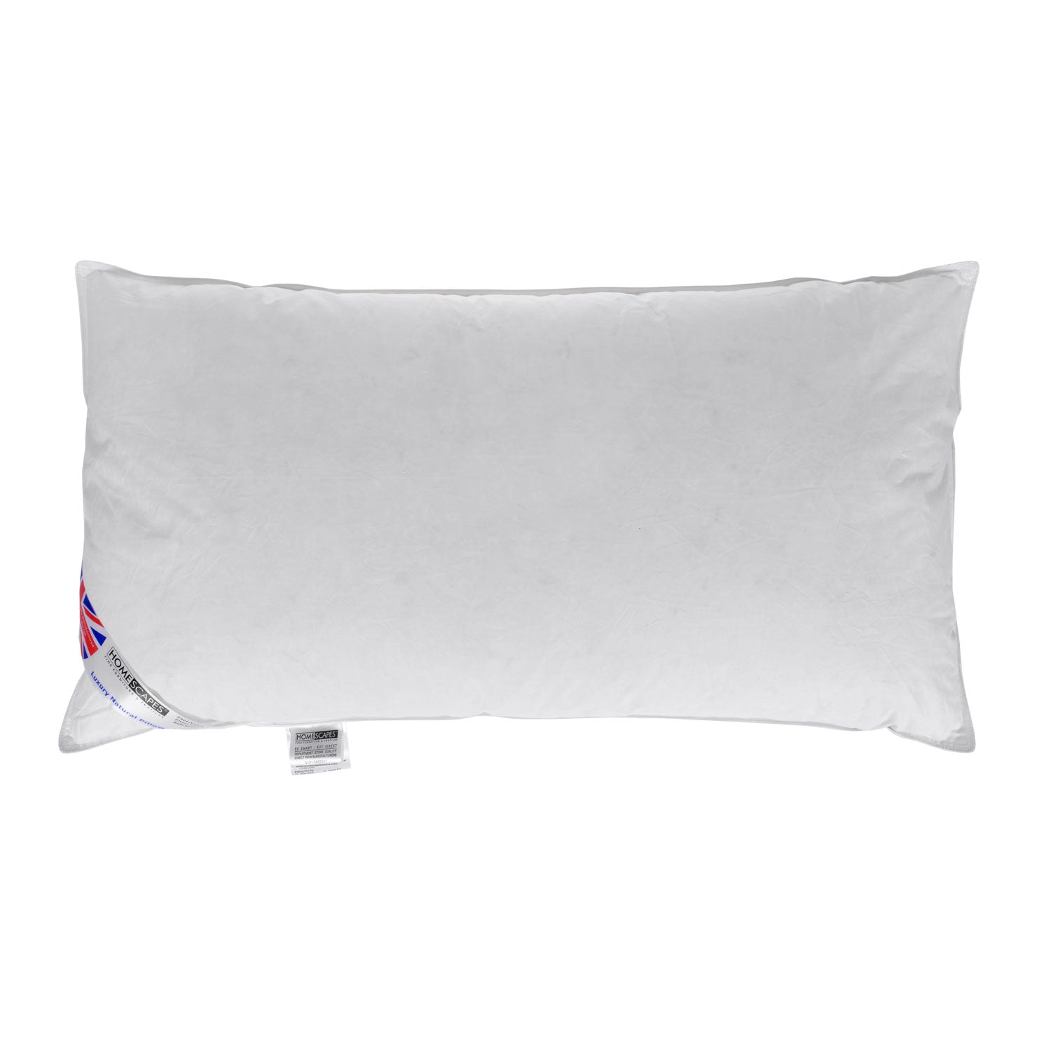 White Duck Feather And Down King Size Pillow