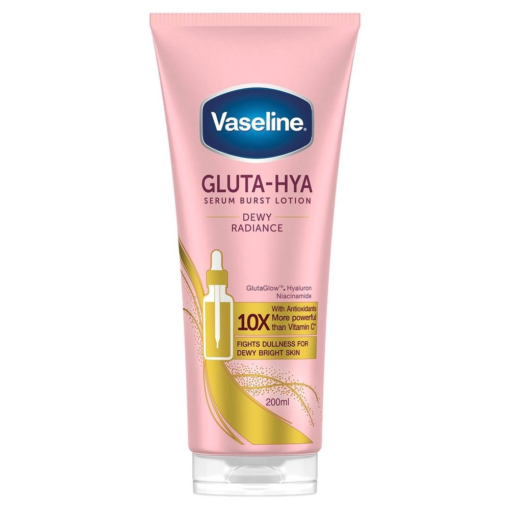 Vaseline Gluta-hya Radiance Body Lotion Duo Dewy & Overnight 200ml Each