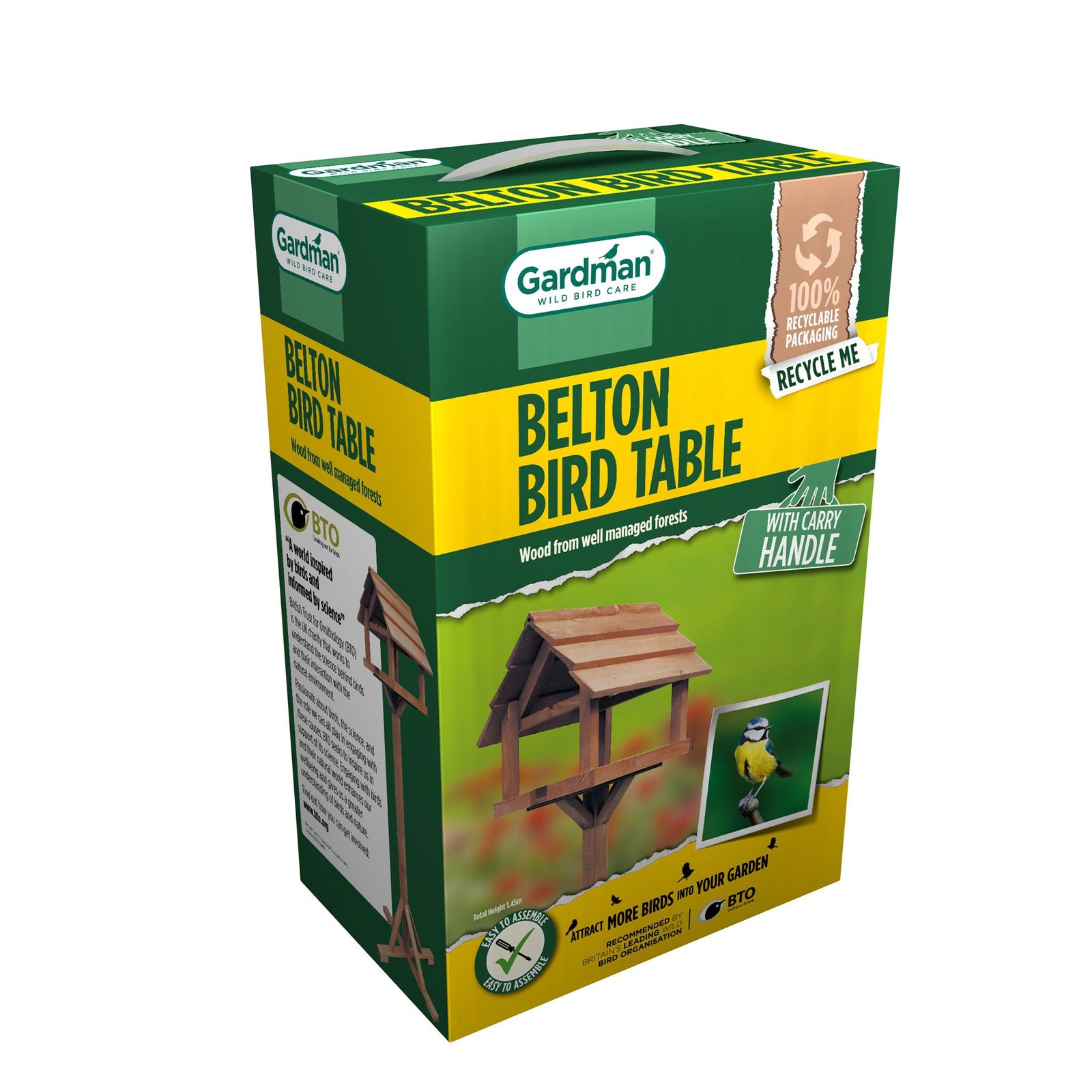Belton Bird Table 145cm Fsc® Timber | Natural