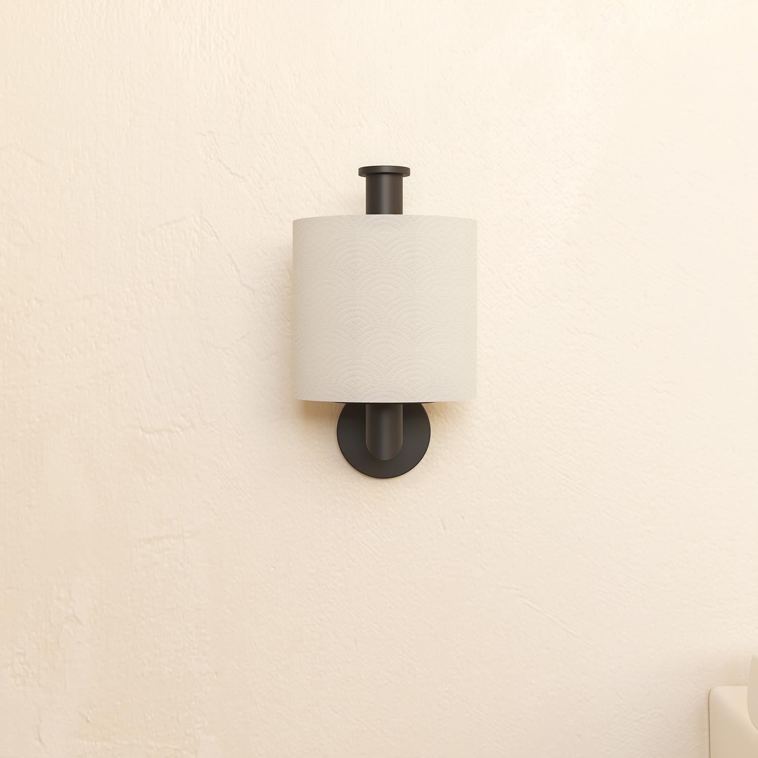 Vertical Paper Holder Matt Black Architect Sp