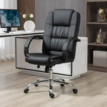 Pu Leather High Back Executive Chair | Black
