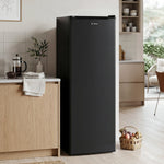 Breeins 175l Black Upright Freezer