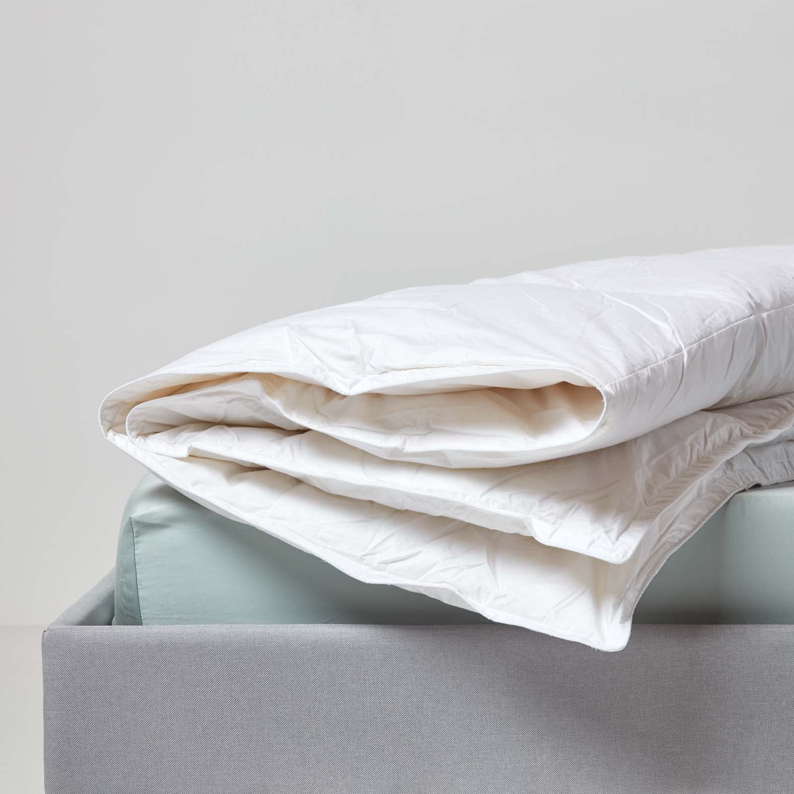 Luxury White Duck Down 4.5 Tog Summer Duvet | King | White
