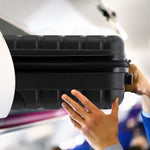 40x20x25cm Hard Case Cabin Suitcase Ryanair Free Approved Carry On | Cabin | Black