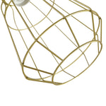 Industrial Steel Birdcage Floor Lamp 3 Lights Round Base