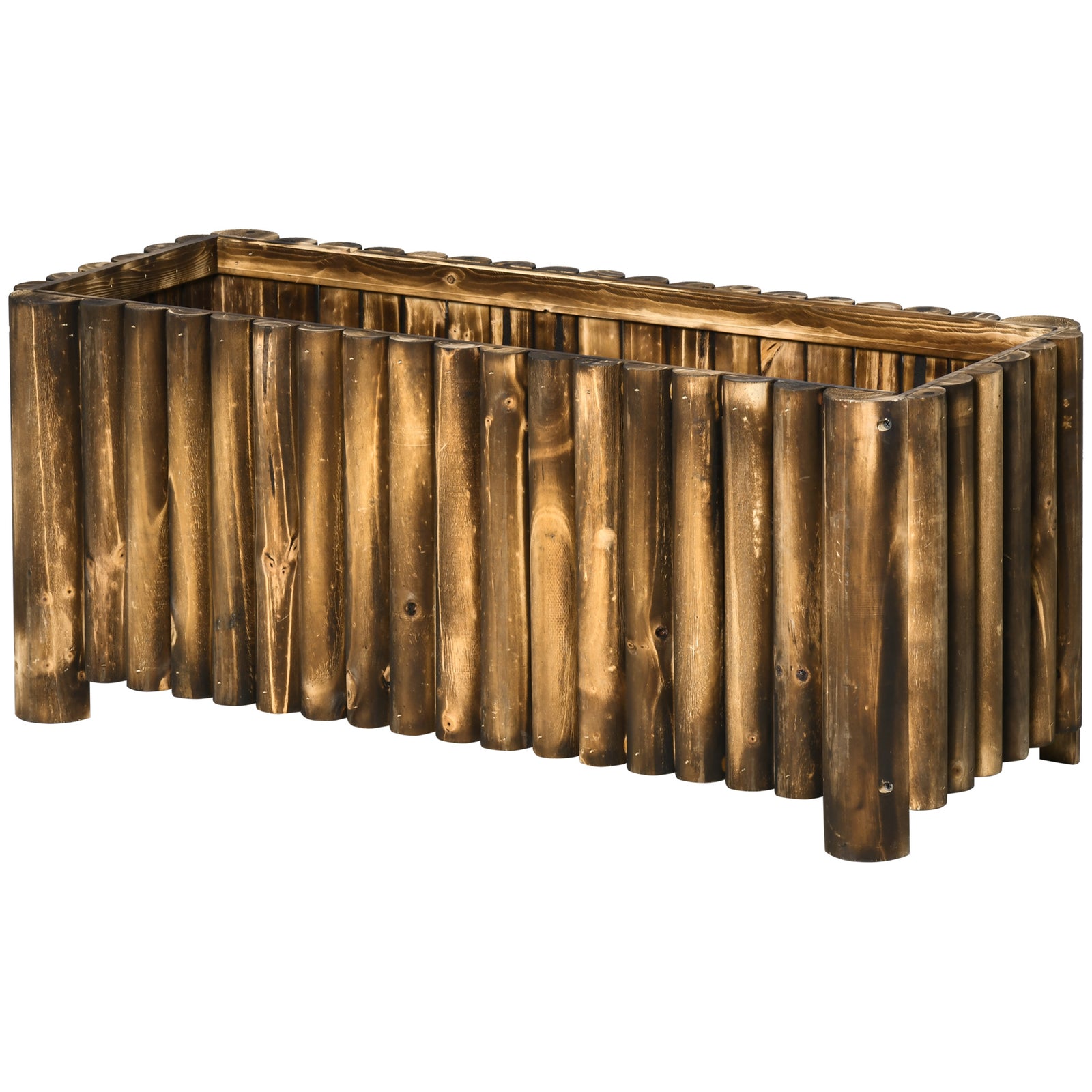 Raised Flower Bed Wooden Planter Box 4 Feet (repeat)