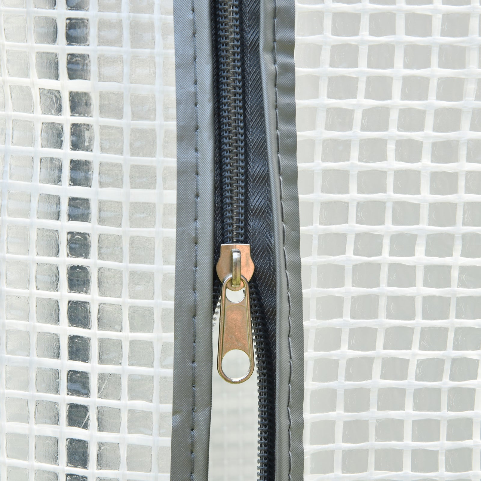 100x50x150cm Greenhouse Pe Cover W/ Roll-up Door | White