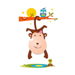 Monkey Led Childrens Lamp Charming Fun Night Light Ultra Low Consumption 0.6w Colourful Wall Decals Create A 3d Effect