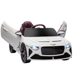 Bentley Bacalar Licensed 12v Kids Electric Ride-on W/ Remote | White