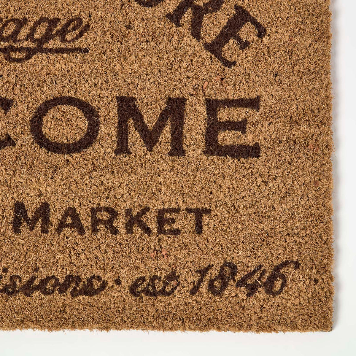HOMESCAPES General Store Non-slip Coir Doormat