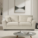 Arlington Soft Fabric 3 Seat Sofa | Ecru