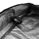 Metal Firewood Log Rack With Waterproof Cover | Small | Black
