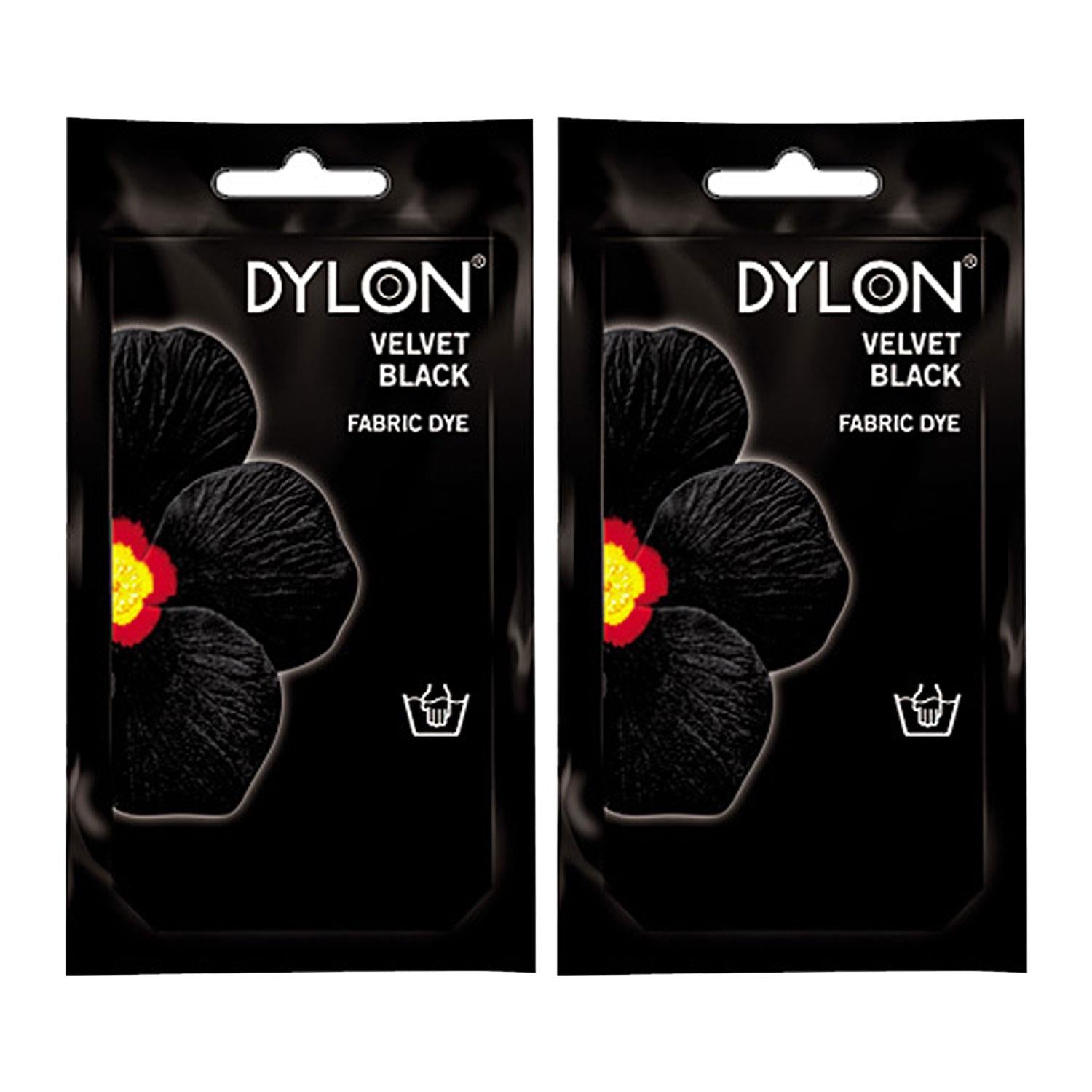 Hand Fabric Dye Sachet For Clothes & Soft Furnishings, 2 Packs Of 50g