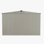Breeins 12 x 10ft Outdoor Steel Garden Storage Shed with Foundation, Double Sliding Doors, 4 Vents, Large Storage House