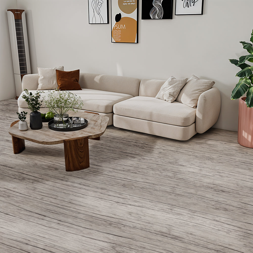 Diy Self-adhesive Pvc Wood Flooring Rustic Lifelike Wood Grain