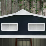 Garden Shed Storage Unit With Locking Door Floor Foundation | Medium | Dark Gray