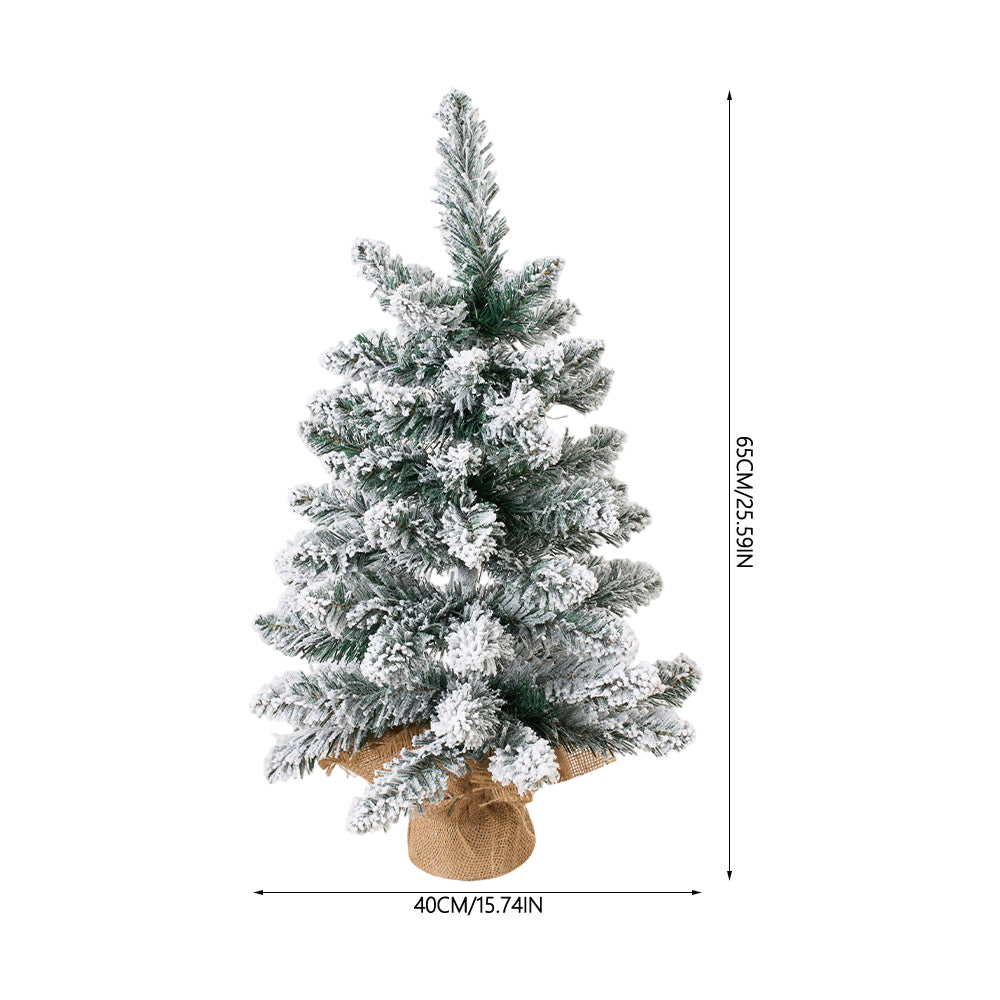 65cm Snow Flocked Mini Christmas Tree