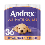 Andrex Toilet Rolls Supreme Quilts Fragrance-free 3 Ply Toilet Paper