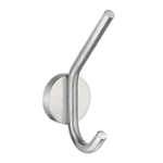 Chrome Bath Robe Hook Wall Mounted Bathroom Storage | Brushed Chrome