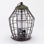Secret Garden Squirrel-proof Seed Feeder With Antique Leaf Top | Brown