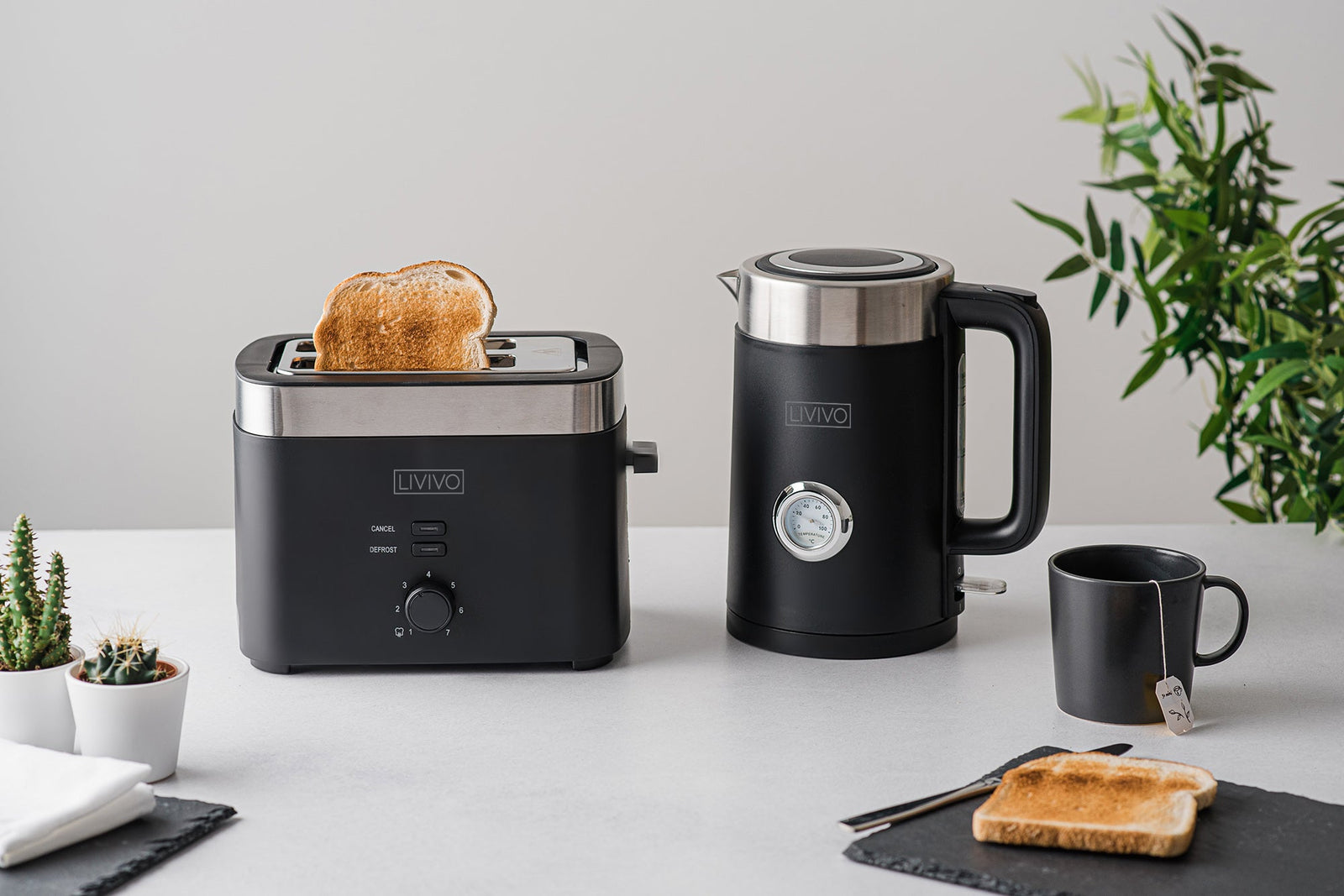 Sirius 2 Slice Toaster | Black