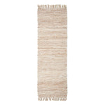 Horizon Neutral Chevron Hemp Chindi Rug | 200cm | Natural