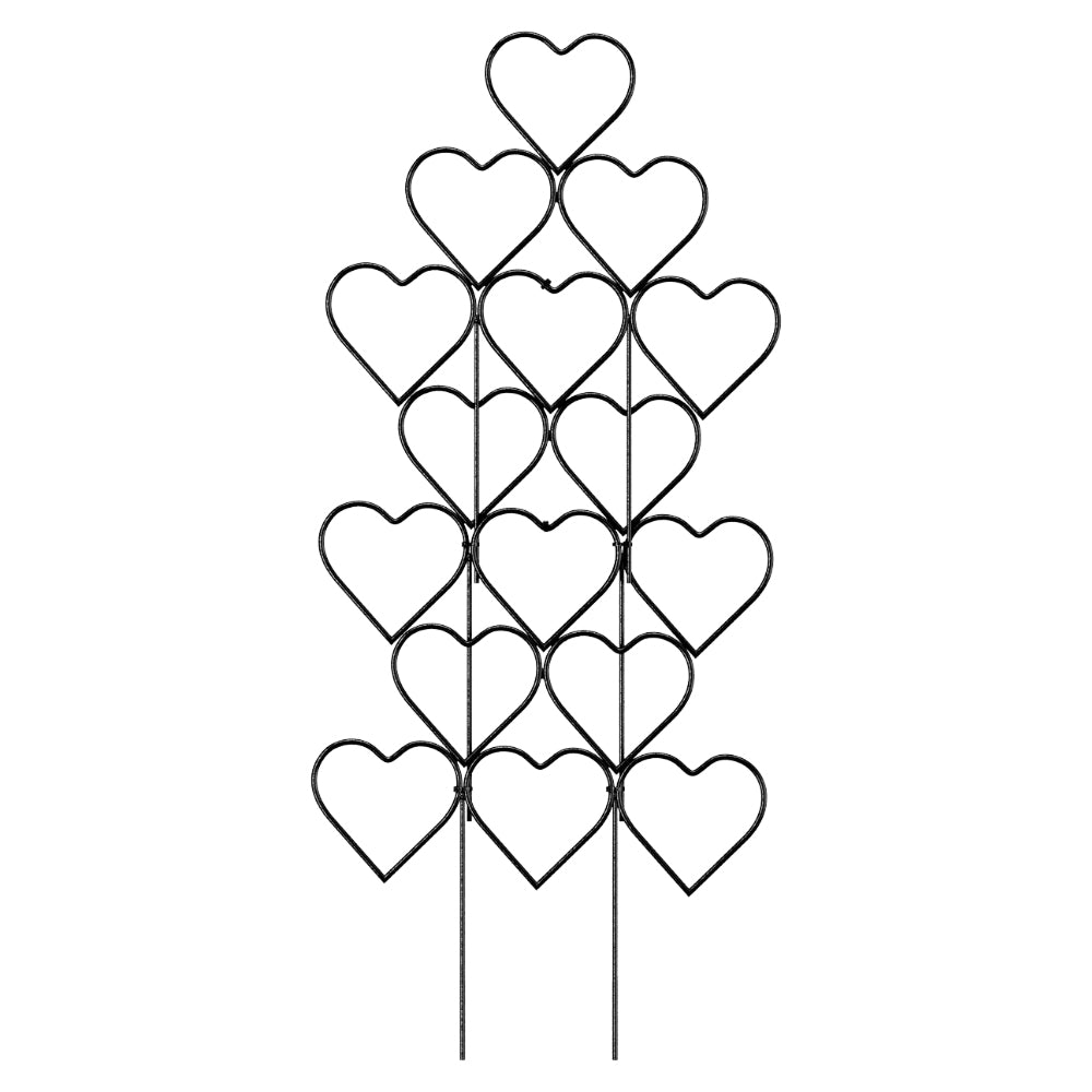 3pcs Heart-shaped Stackable Plant Climbing Trellises