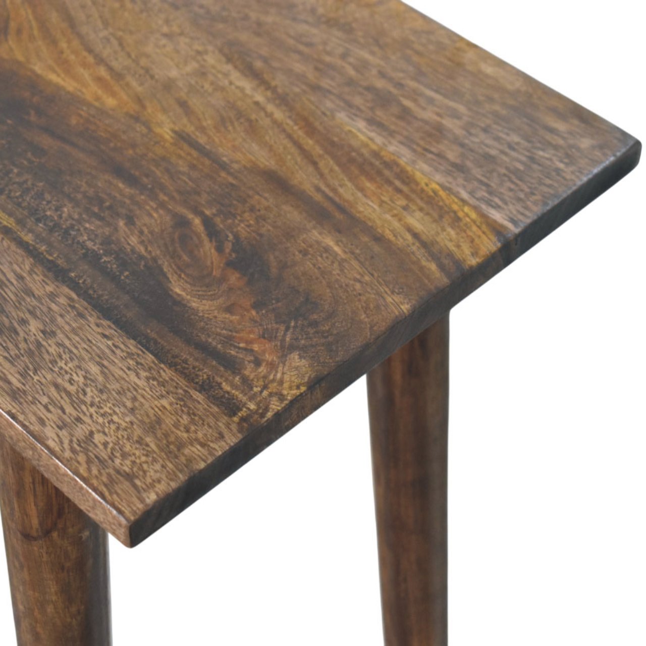 Artisan Furniture Solid Wood Nordic Writing Desk In Classic Grey