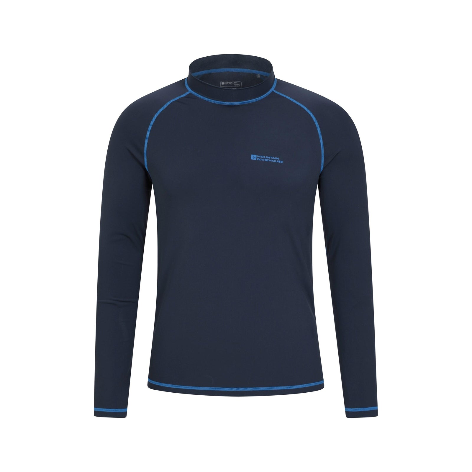 Mens Long-sleeved Rash Guard | Small | NavyBlue