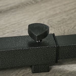 Heavy-duty Squat Rack Adjustable Weight Barbell Stand | Black