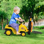 Kids Ride-on Forklift Truck W/ Fork Tray, Under Seat Storage, Backrest