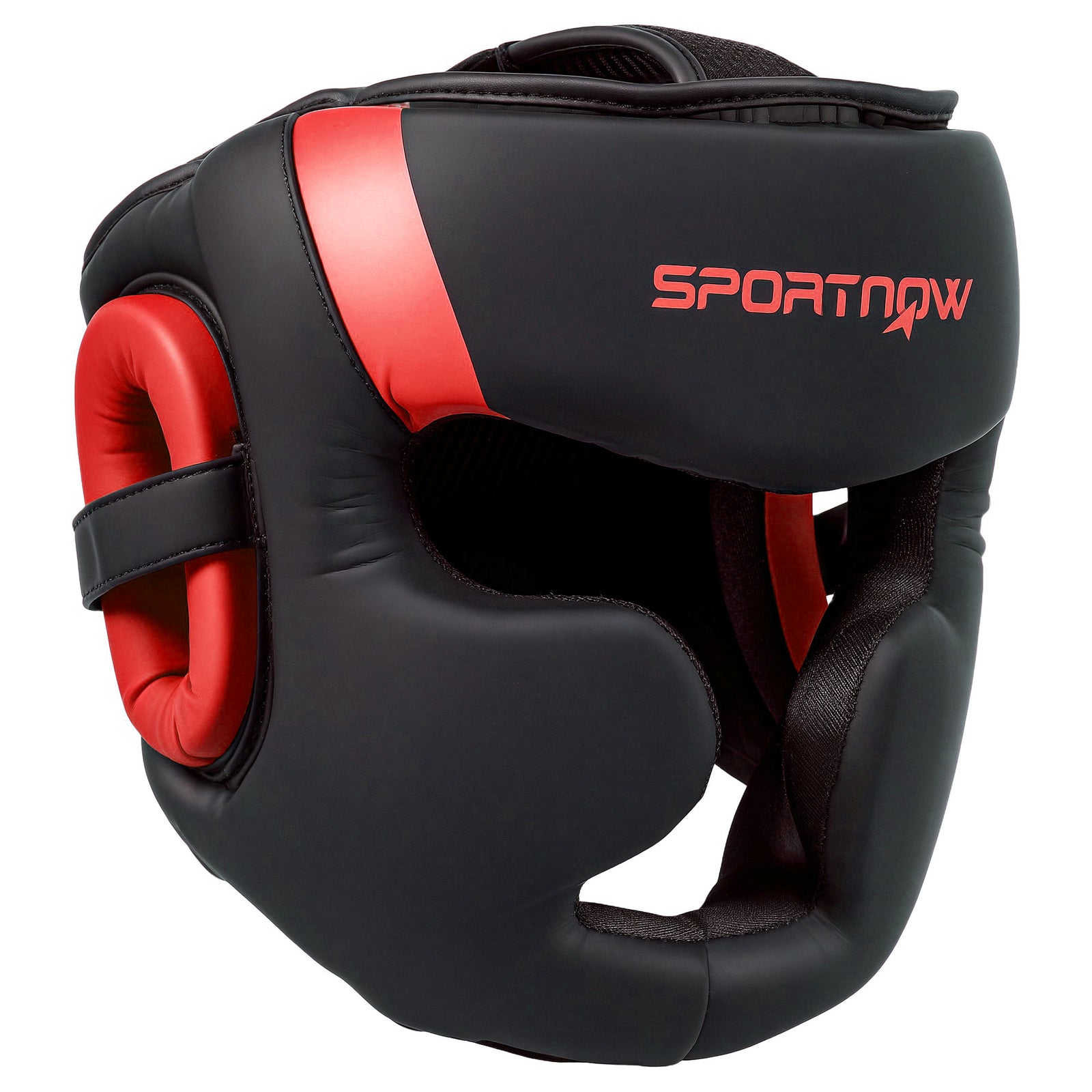 Boxing Headguard For Full Face Protection | Red