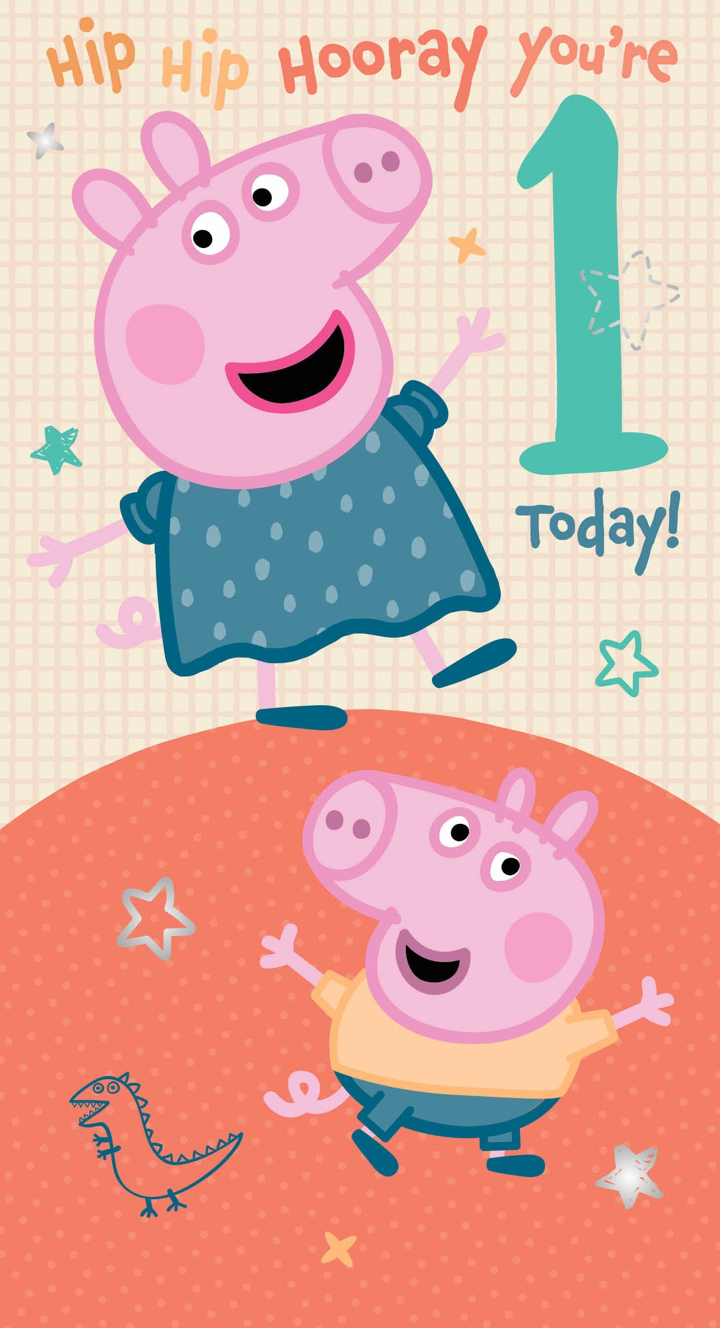 Age 1 Birthday Card Official Product