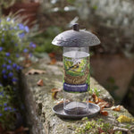 Secret Garden Nyjer Seed Feeder, Antique Finish | Green