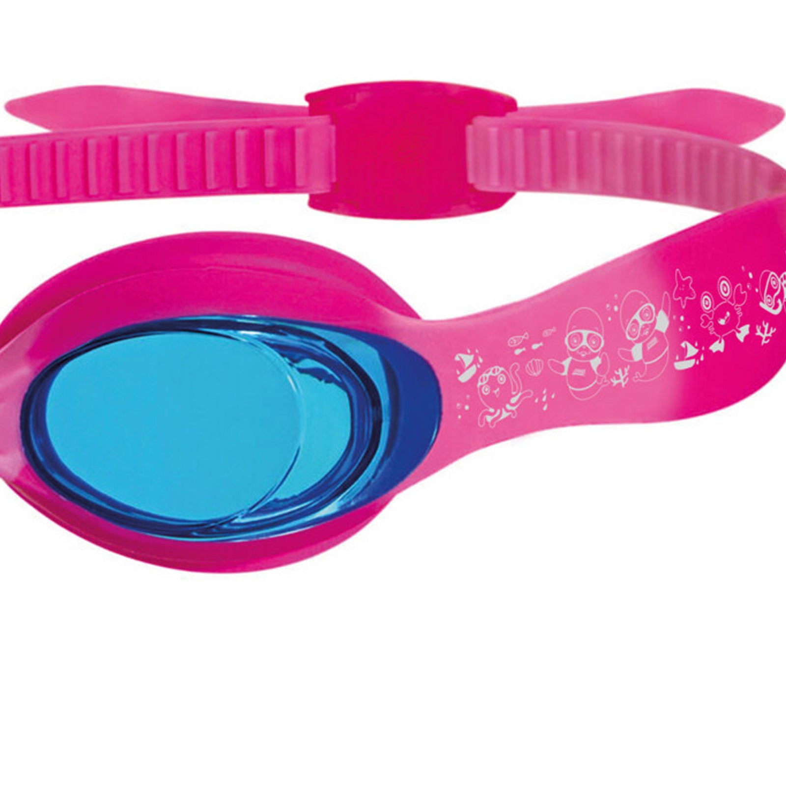 Childrens/kids Little Twist Swimming Goggles | One Size | Pink