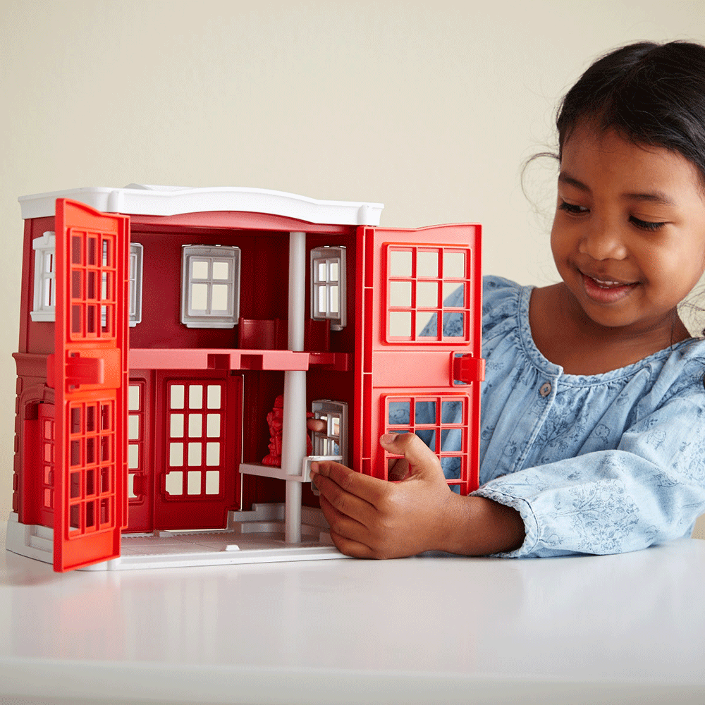 Fire Station Playset, Made From 100% Recycled Plastic