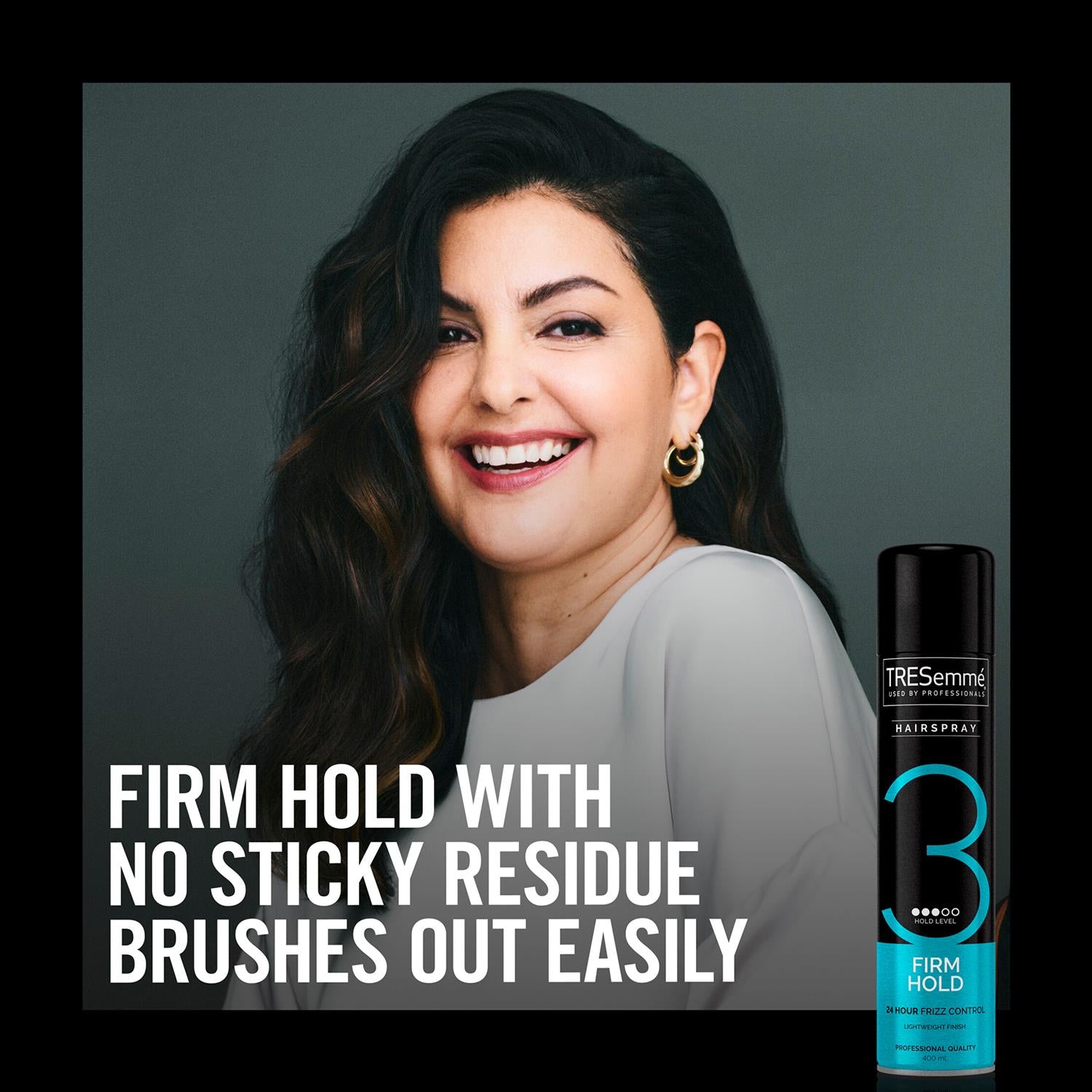 24 Hours Frizz Control Fine Hair Spray Firm Hold 3 Pack, 400ml