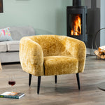 Adelanto Fabric Accent Chair | Yellow