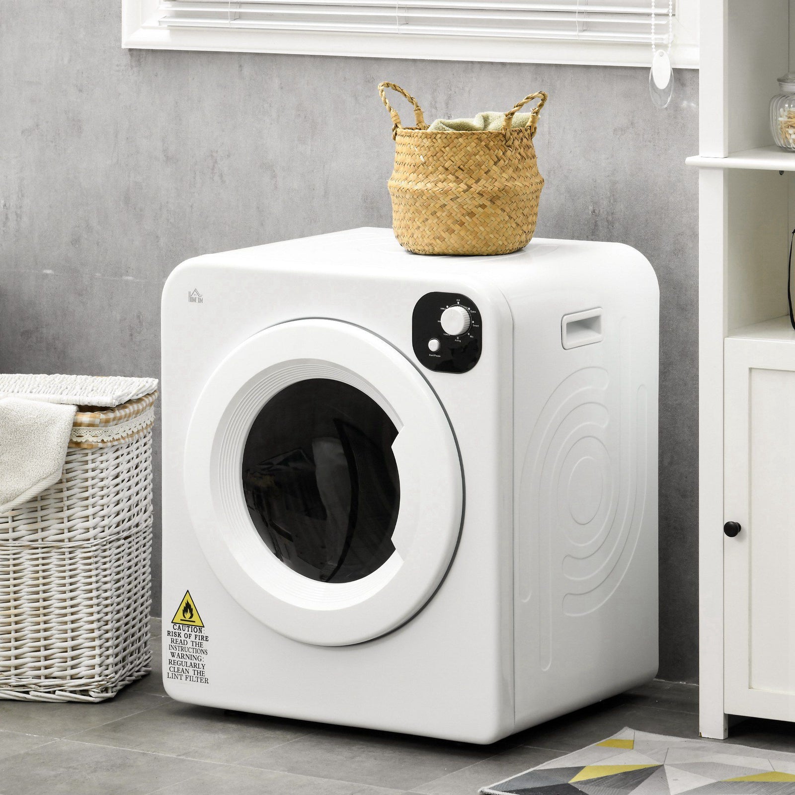 6kg Vented Tumble Dryer With 7 Dry Programmers | One Size | White