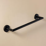 Towel Rail, Matt Black, 60cm, Hidden Fixings,start Collection