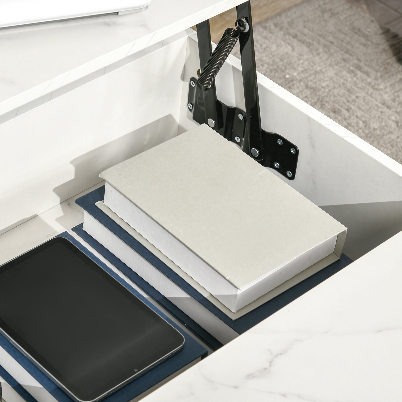Lift Top Coffee Table With Hidden Storage
