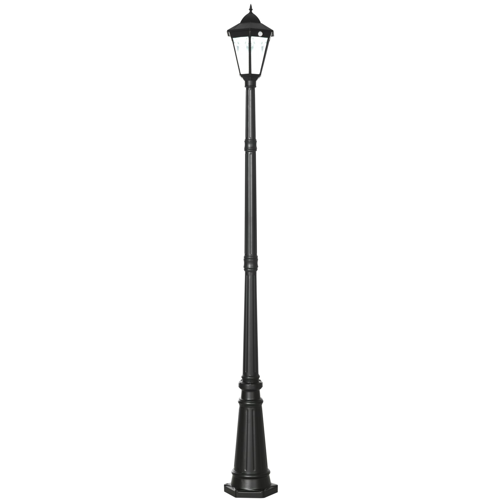 2.4 M Garden Lamp Post Light With Aluminium Frame