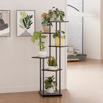 6-tier Tall Corner Plant Stand 112cm H Freestanding Plant Display Shelf For Indoor Garden